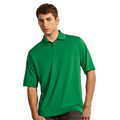 Men's Exceed Short Sleeve Pique Polo Shirt with Moisture Management